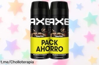 Pack de 2 desodorantes Axe Bodyspray chocolate negro, ¡ofertón para oler delicioso y cuidar tu piel! Un chollo que vuela, no te lo pierdas.
