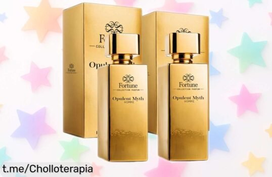 Pack de 2 perfumes Eau de Parfum FORTUNE Opulent Myth, aroma fresco y elegante a un precio que vuela ¡Hazte con ellos antes de que desaparezcan!