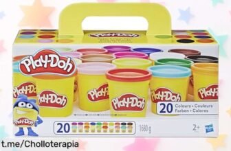 Pack de 20 botes de plastilina PlayDoh para niños a precio tirado: despierta su creatividad y ¡haz que volar su imaginación sea un juego!