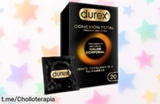 Pack de 20 condones ultra finos Durex Conexión Total, rebajados a un precio loca para que disfrutes más intensamente; ¡no te lo pienses, las unidades vuelan!
