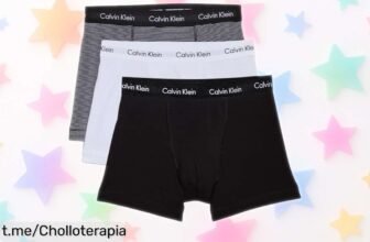 Pack de 3 calzoncillos bóxer Calvin Klein con estilo increíble a un precio ridículo, apúntate antes de que se agoten y disfruta cada día como rey.