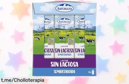 Pack de 6 litros de leche semidesnatada sin lactosa Central Lechera Asturiana, ¡bajada de precio brutal! Aprovecha y cuida tu digestión mientras disfrutas cada sorbo.