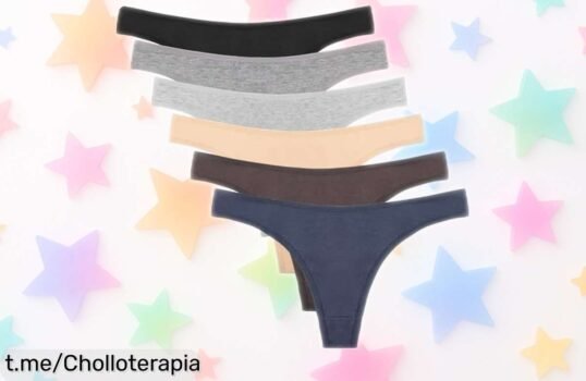 Pack de 6 tangas DRESHOW con colores vibrantes y telas resistentes a un precio increíble que no se repite, ¡no dejes pasar esta oferta!