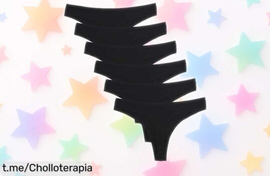 Pack de 6 tangas DRESHOW que no podrás dejar pasar: super transpirables, colores vibrantes y un precio bajísimo que se van volando ¡Aprovecha antes de quedarte sin ellas!