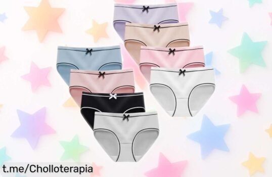 Pack de 8 bragas para niña flintronic en colores vibrantes a un precio loco, ¡renueva su cajón y ahorra sin sacrificar estilo! No te lo pierdas, emociona cada día.