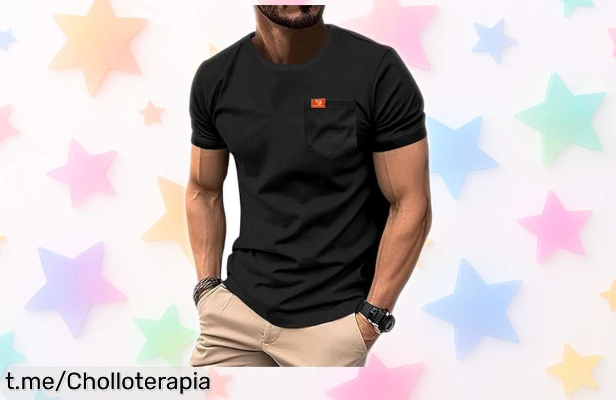 Pack de camisetas básicas MOKBAY para hombre, perfectas para cualquier ocasión a un precio que no te va a cuadrar. ¡Atrévete al buen rollo y renueva tu armario ya!