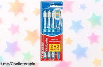 Pack de cepillos de dientes Colgate que llega hasta los molares y limpia la lengua a precio loco, ¡disfruta de una frescura sorprendente todo el día sin esfuerzo!