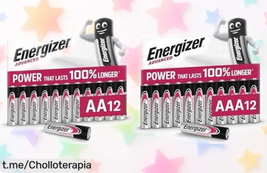Pack de pilas AA y AAA Energizer Advanced: potencia loca y súper duración para salvar tu bolso, ¡aprovecha esta oferta bestia antes que se esfume!