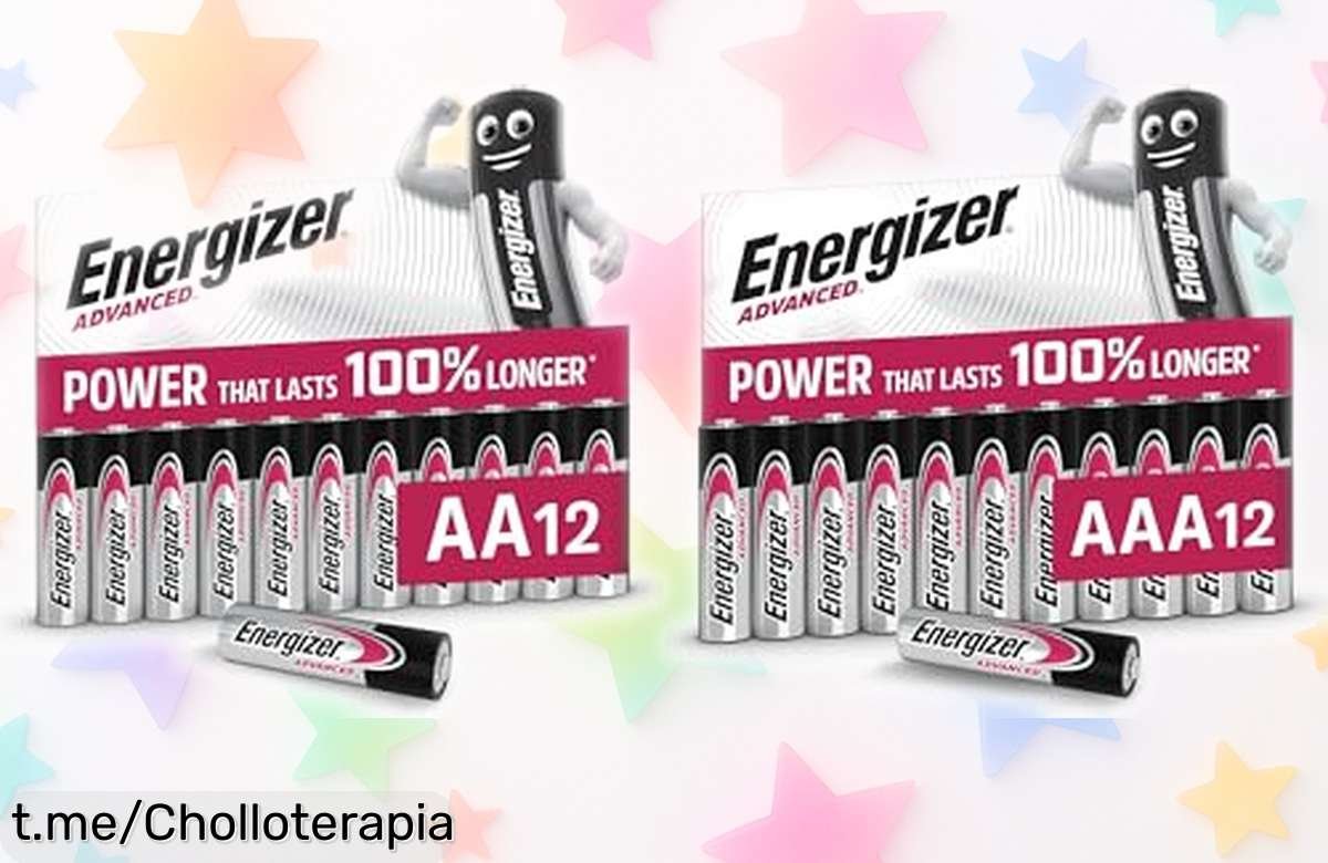 Pack de pilas AA y AAA Energizer Advanced: potencia loca y súper duración para salvar tu bolso, ¡aprovecha esta oferta bestia antes que se esfume!