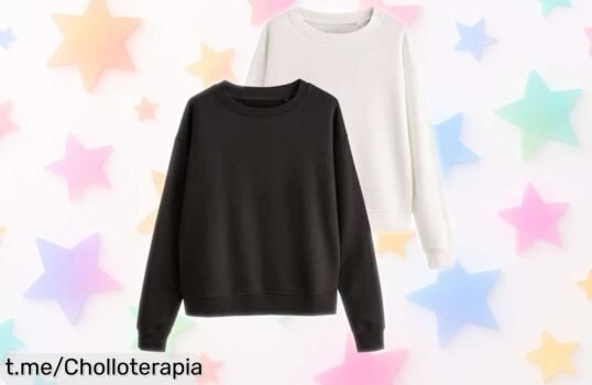 Pack de sudaderas básicas para mujer sin capucha a un precio loco, aprovecha este super chollo y luce genial sin complicaciones: ¡el regalo perfecto que no querrás dejar pasar!
