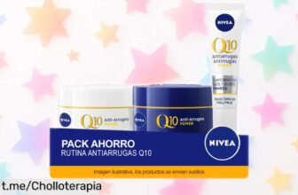 Pack facial antiedad NIVEA Q10 con crema de día, noche y contorno a precio de escándalo: ¡cuidado para tu piel que no se repite! Aprovéchalo antes de que vuele.