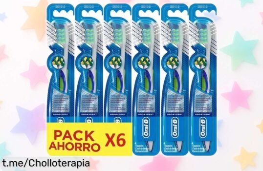 Pack x6 cepillos de dientes OralB ProExpert a un precio de escándalo para lucir tu mejor sonrisa, ¡aprovéchalo antes que se acabe!