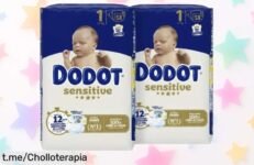 Pañales Dodot Sensitive, 116 unidades a precio loco: cuida la piel de tu bebé y olvídate de las fugas. ¡Aprovecha este chollo antes que se acaben!