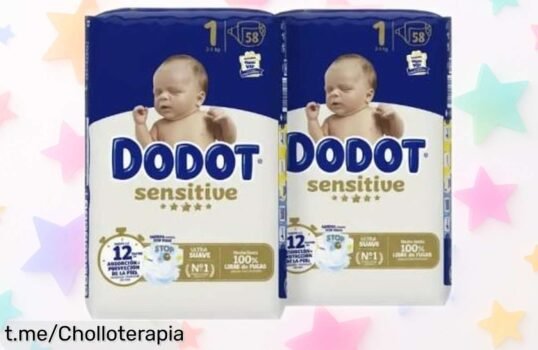 Pañales Dodot Sensitive, 116 unidades a precio loco: cuida la piel de tu bebé y olvídate de las fugas. ¡Aprovecha este chollo antes que se acaben!