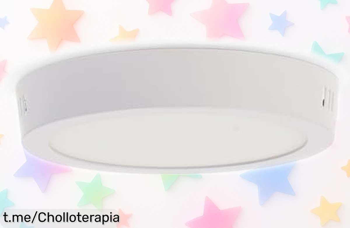 Panel LED de superficie 12W M Ledme: ¡ofertón brillante y fácil de montar que no se repite! No te quedes sin el tuyo, aprovecha esta ganga antes de que desaparezca.