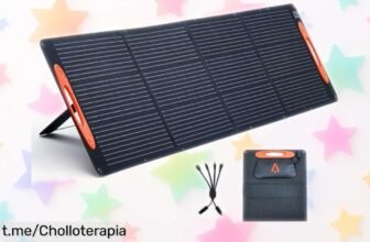 Panel solar plegable de 210 W KIMORE con bajada de precio loca, ¡no esperes más y asegúrate tu energía portable antes de que se acabe!