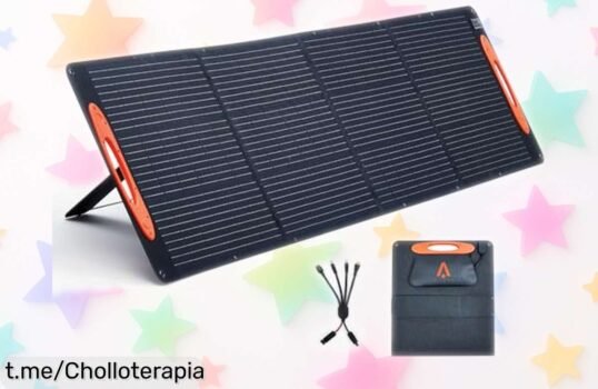 Panel solar plegable de 210 W KIMORE con bajada de precio loca, ¡no esperes más y asegúrate tu energía portable antes de que se acabe!