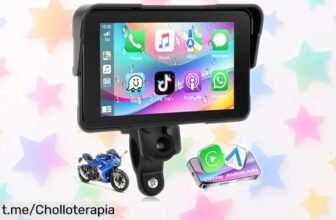 Pantalla táctil HD de 5” para moto con Bluetooth y GPS a un descuentazo que te hará disfrutar del camino como nunca, ¡no dejes pasar esta oportunidad única!