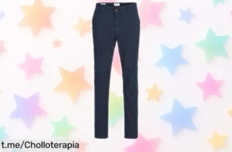 Pantalón chino slim fit Jack&Jones con un rebajón brutal, quedan pocos y combinan con todo. ¡No dejes pasar este super chollo que te hará lucir genial!