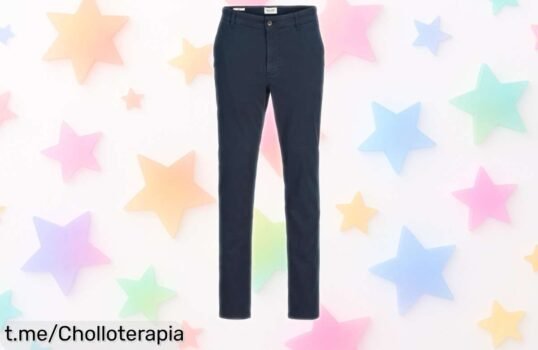 Pantalón chino slim fit Jack&Jones con un rebajón brutal, quedan pocos y combinan con todo. ¡No dejes pasar este super chollo que te hará lucir genial!