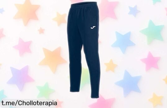 Pantalón de entrenamiento Joma para hombre, tejido fleece que abriga y ajusta. No te quedes sin él a un precio ridículo, ¡aprovéchalo antes que se esfume!