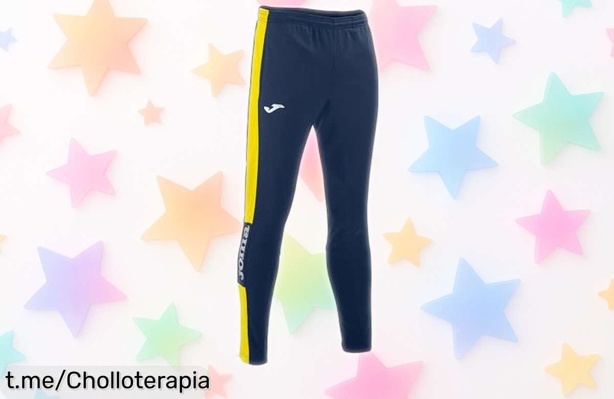 Pantalones deportivos Joma Championship IV para hombre, un ofertón a precio tirado que te hará sentir listo para entrenar sin límites. ¡No dejes pasar esta oportunidad!
