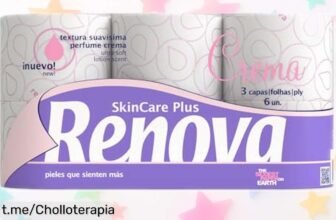 Papel higiénico decorado y perfumado Renova Skin Care Plus: ¡rebajado a un precio ridículo! No dejes pasar esta oportunidad única, tu piel te lo agradecerá.
