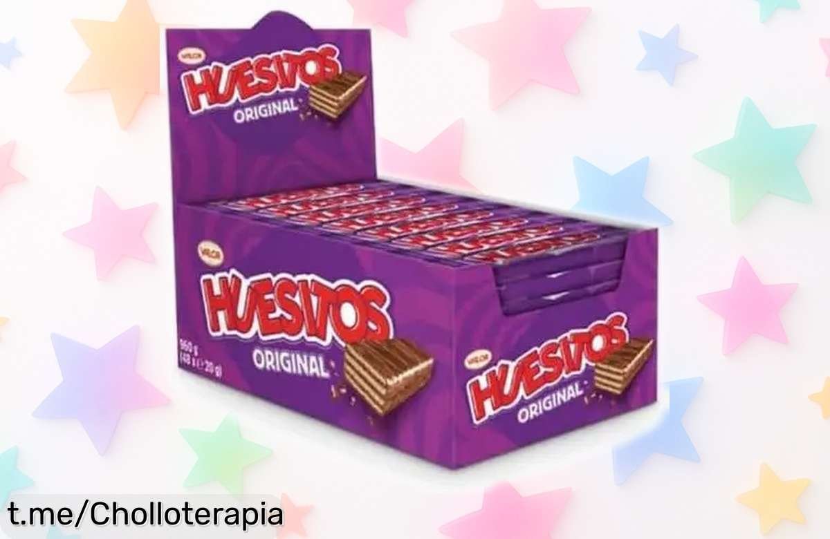 Paquete de 48 Huesitos Original dobles: ¡precio de escándalo que vuela! Aplica el cupón y disfruta del mejor picoteo, pero date prisa, quedan poquísimos.