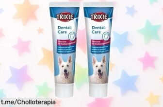 Pasta de dientes TRIXIE con sabor a ternera en pack de 2, un super chollo que mantendrá el aliento fresco y dejará sus dientes relucientes. ¡No dejes escapar esta oferta dulce para tu peludo!