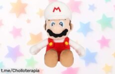 Peluche de Mario Fire de Nintendo oficial a precio de escándalo, un auténtico chollo para los fans que quieren sumar diversión y emoción a su colección. ¡No te lo pierdas!
