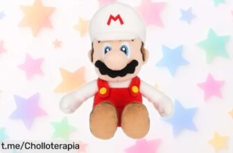 Peluche de Mario Fire de Nintendo oficial a precio de escándalo, un auténtico chollo para los fans que quieren sumar diversión y emoción a su colección. ¡No te lo pierdas!