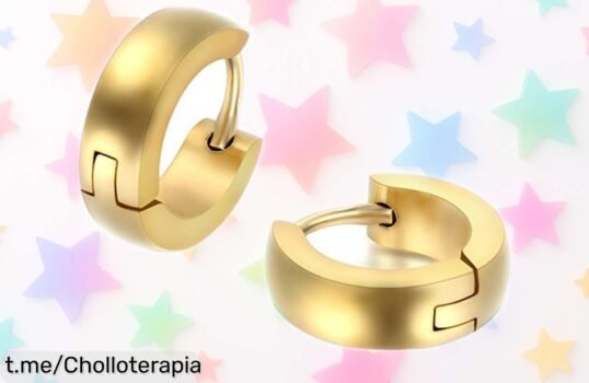 Pendientes de aro huggie unisex JewelryWe a precio tirado, ¡no te quedes sin ellos! Perfectos para el día a día y vienen con bolsa de regalo; esta oferta es única.