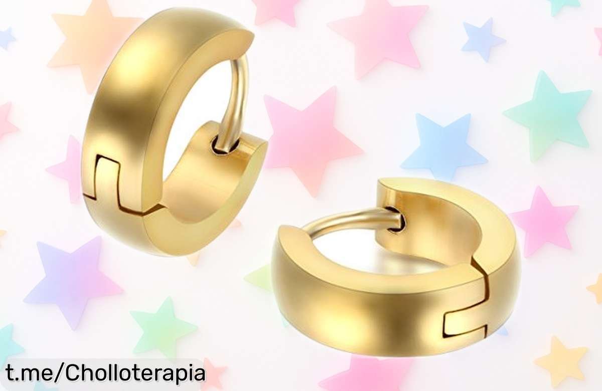 Pendientes de aro huggie unisex JewelryWe a precio tirado, ¡no te quedes sin ellos! Perfectos para el día a día y vienen con bolsa de regalo; esta oferta es única.