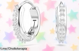 Pendientes de aro mini Swarovski Matrix con brillo deslumbrante, ofertón que vuela ¡no te quedes sin ellos a un precio increíble y marca la diferencia en tu look!