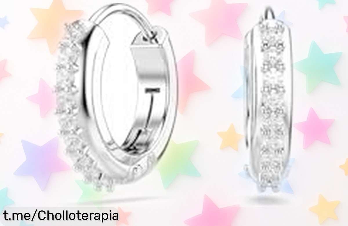 Pendientes de aro mini Swarovski Matrix con brillo deslumbrante, ofertón que vuela ¡no te quedes sin ellos a un precio increíble y marca la diferencia en tu look!