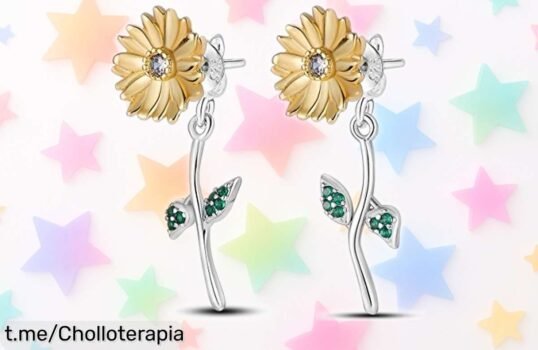 Pendientes de plata 925 con forma de estrella y luna, ¡ofertón debes aprovechar rápido antes que se agoten! Llévate un regalo especial que te encantará.