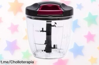 Picadora manual JATA HMAQ4506: cuchilla de acero inoxidable y 4 alturas de corte, ¡un ofertón que vuela! Aprovecha este precio loco y cocina sin límites ahora mismo.