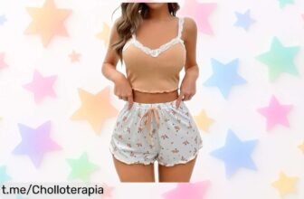 Pijama de tirantes corto y sexy Gatamiau, ¡una maravilla que te encanta por estar cómoda y a la moda! Súper oferta limitada, ¡no lo dejes escapar!