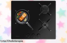 Placa de gas 3 fuegos Cecotec Bolero Squad G3400S: cocina como un chef por menos y disfruta cada plato con una oferta que se va volando. ¡No te quedes sin la tuya!