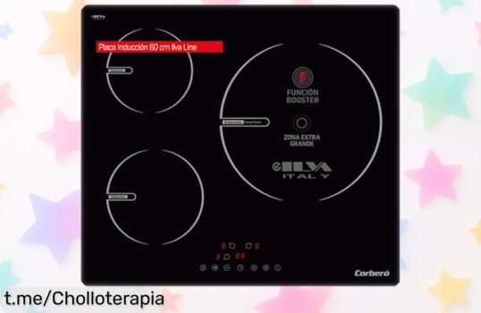 Placa de inducción Corberó CCIG9322, potencia brutal de 6000W y control táctil a un precio loco que no te puedes perder; cocina rápido y seguro ¡apúntate al ofertón ya!