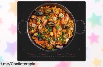 Placa de inducción con 4 zonas y flexibles, un ofertón increíble que hará de tus comidas una aventura rápida y segura; ¡aprovéchalo antes de que se agote!