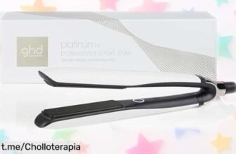 Plancha de pelo ghd Platinum+ que fortalece y brilla tu cabello, ¡ofertón única a un precio increíble! No la dejes escapar y luce espectacular ya.