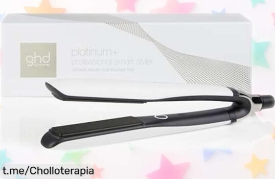 Plancha de pelo ghd Platinum+ que fortalece y brilla tu cabello, ¡ofertón única a un precio increíble! No la dejes escapar y luce espectacular ya.