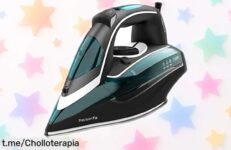 Plancha de vapor potente que arrasa con las arrugas y se apaga sola, ¡precio ridículo por tiempo limitado! No te quedes sin la tuya, corre que vuelan.