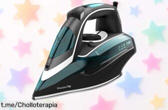 Plancha de vapor potente que arrasa con las arrugas y se apaga sola, ¡precio ridículo por tiempo limitado! No te quedes sin la tuya, corre que vuelan.