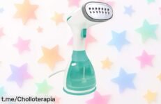 Plancha de vapor vertical Jocca que calienta en solo 45 segundos, ¡ahora a un precio de escándalo! No dejes pasar esta oportunidad y deja tu ropa lista al instante.