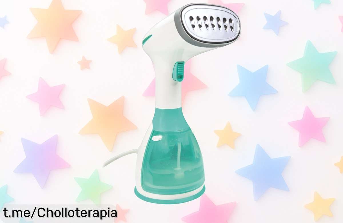 Plancha de vapor vertical Jocca que calienta en solo 45 segundos, ¡ahora a un precio de escándalo! No dejes pasar esta oportunidad y deja tu ropa lista al instante.