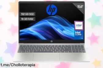 Portátil HP 15.6” con Intel Core i5 y 16GB RAM a un precio de escándalo, ¡cómpralo ya antes de que se agote esta super oferta!