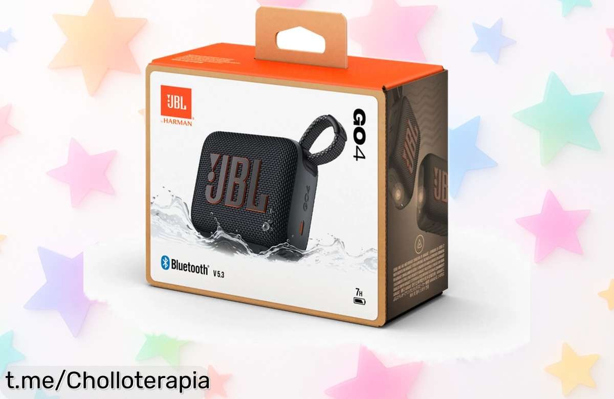 Potente altavoz Bluetooth JBL Go 4, resistente al agua y con 7 horas de batería a un precio increíble que vuelan en minutos; no te quedes sin el tuyo y disfruta la música como nunca.
