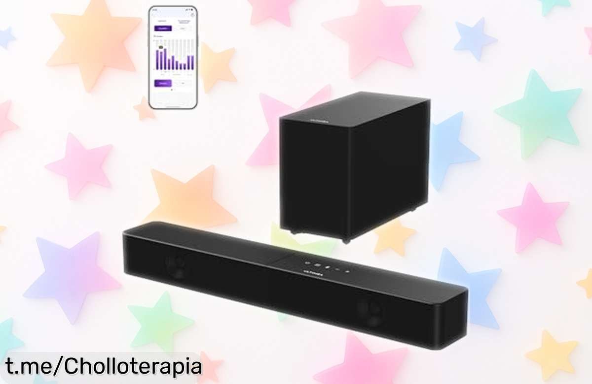 Potente barra de sonido ULTIMEA Poseidon M30 con subwoofer inalámbrico a precio tirado, ¡disfruta de graves impactantes y diálogos nítidos antes de que se acabe!